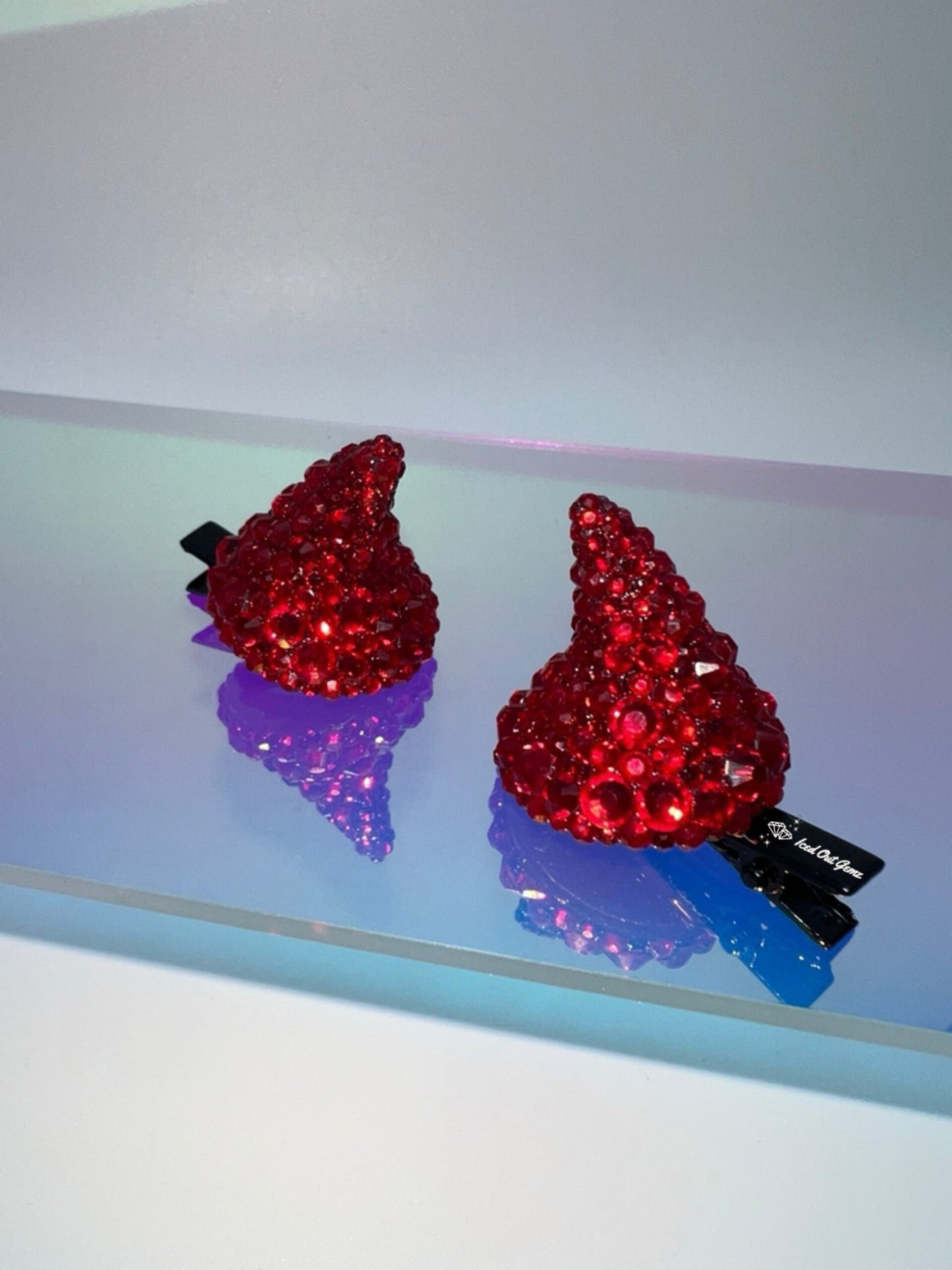 Mini Oni Rhinestone Horns