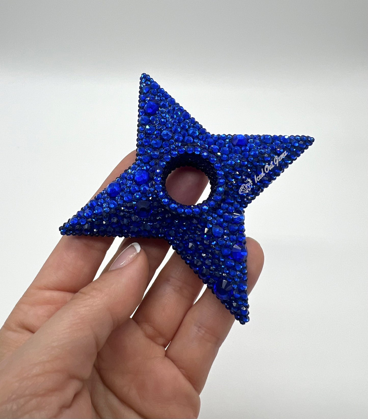 Rhinestone Shuriken 3 Inches