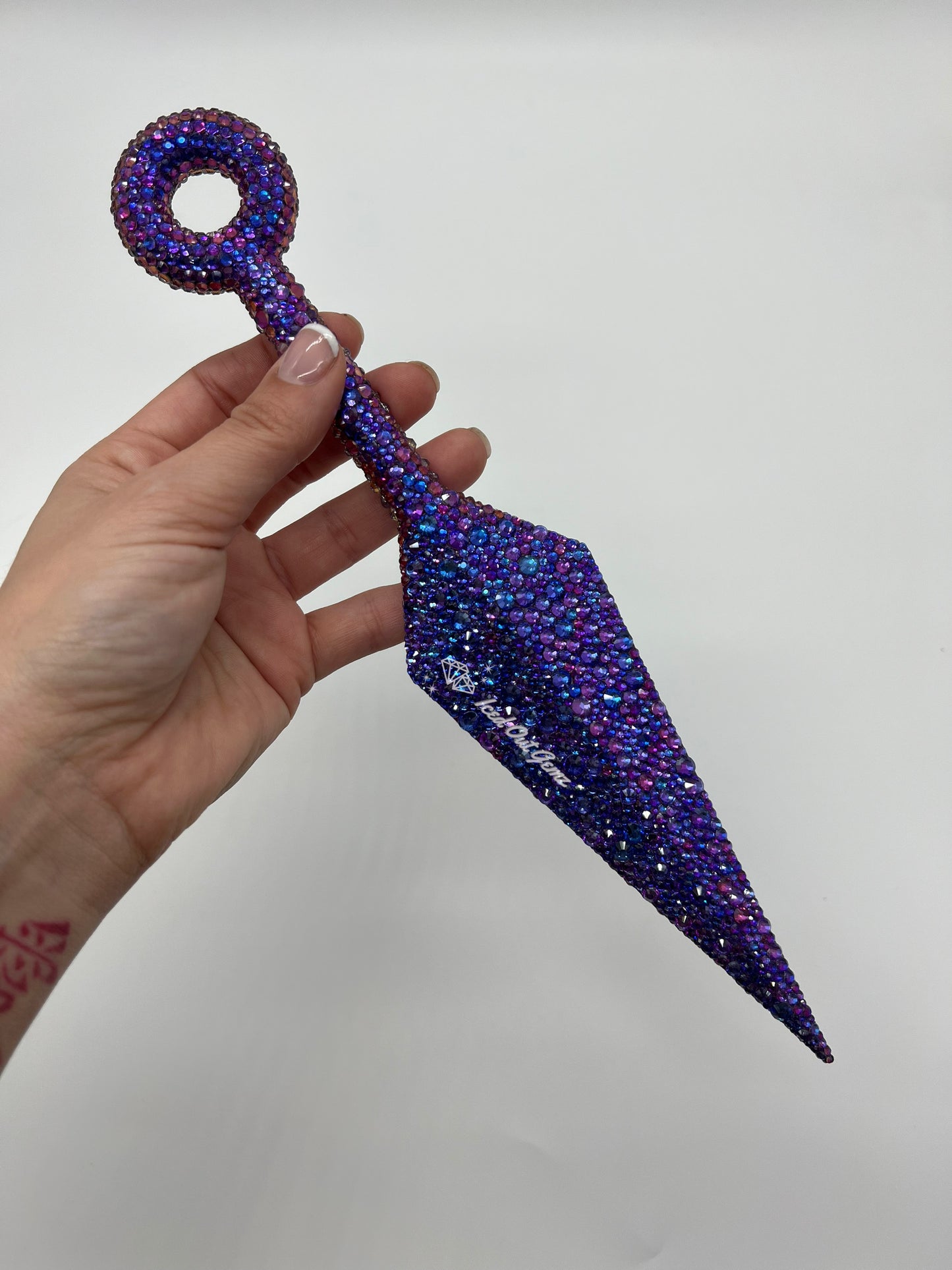10 Inch Rhinestone Kunai