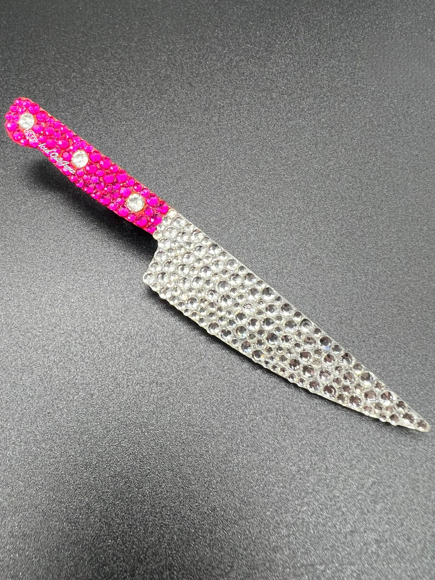Rhinestone Knife Hair Clip