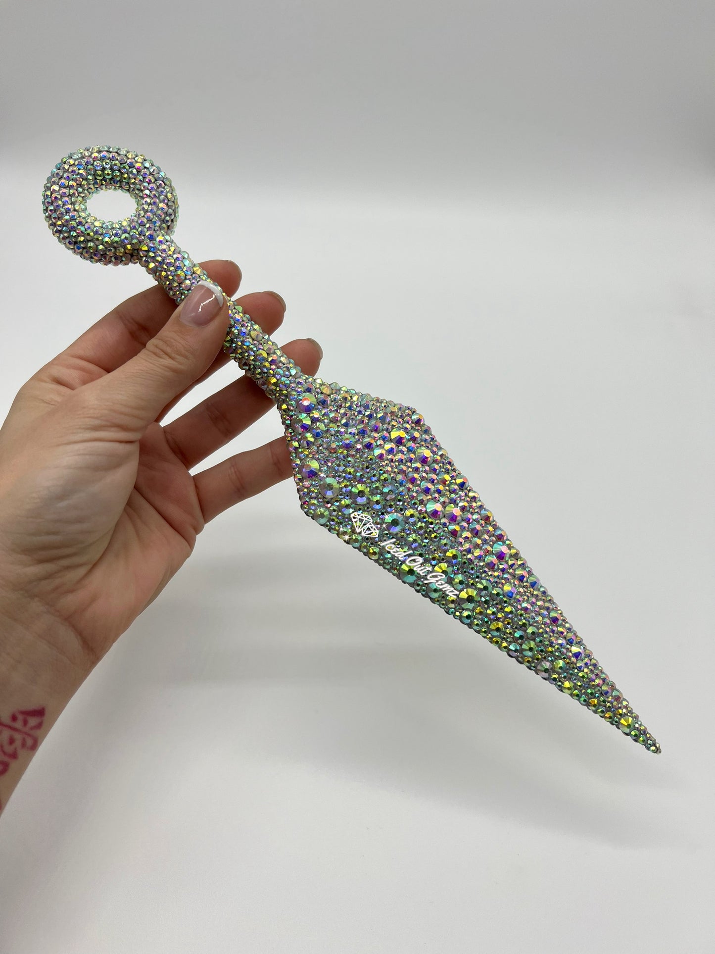 10 Inch Rhinestone Kunai
