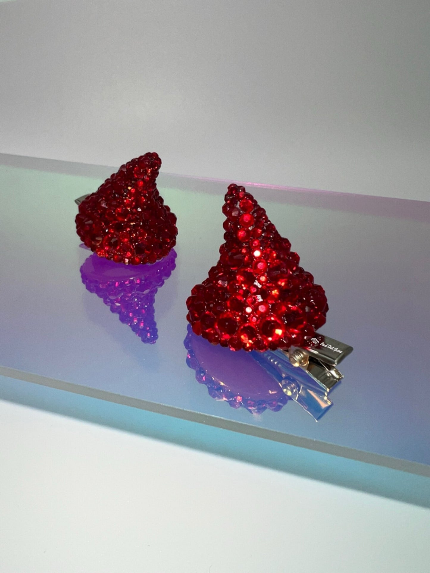 Mini Oni Rhinestone Horns