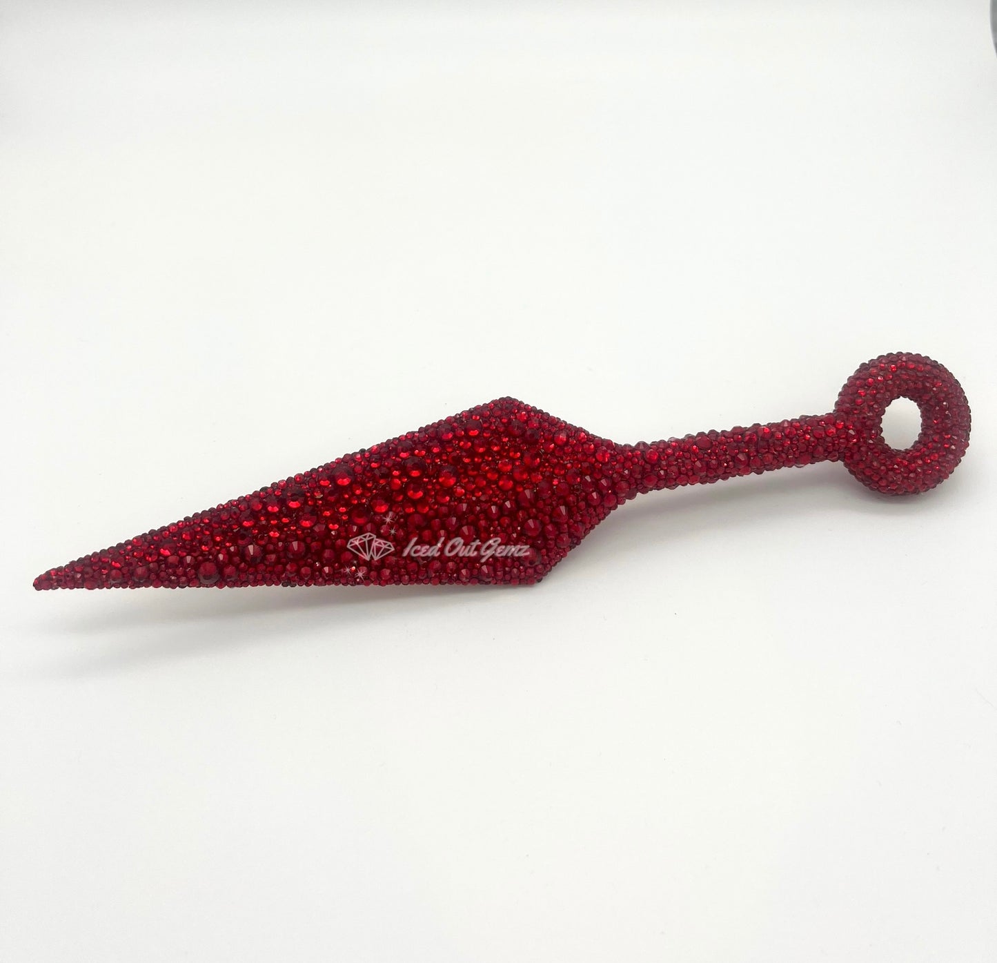 10 Inch Rhinestone Kunai