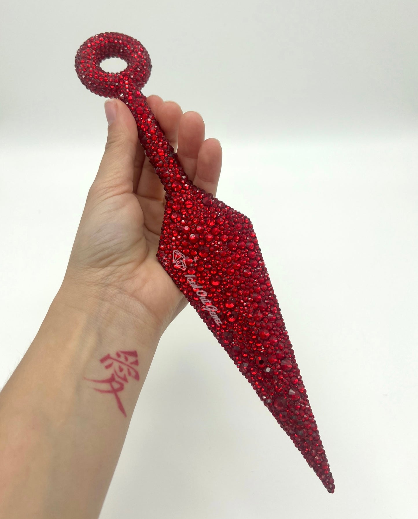 10 Inch Rhinestone Kunai