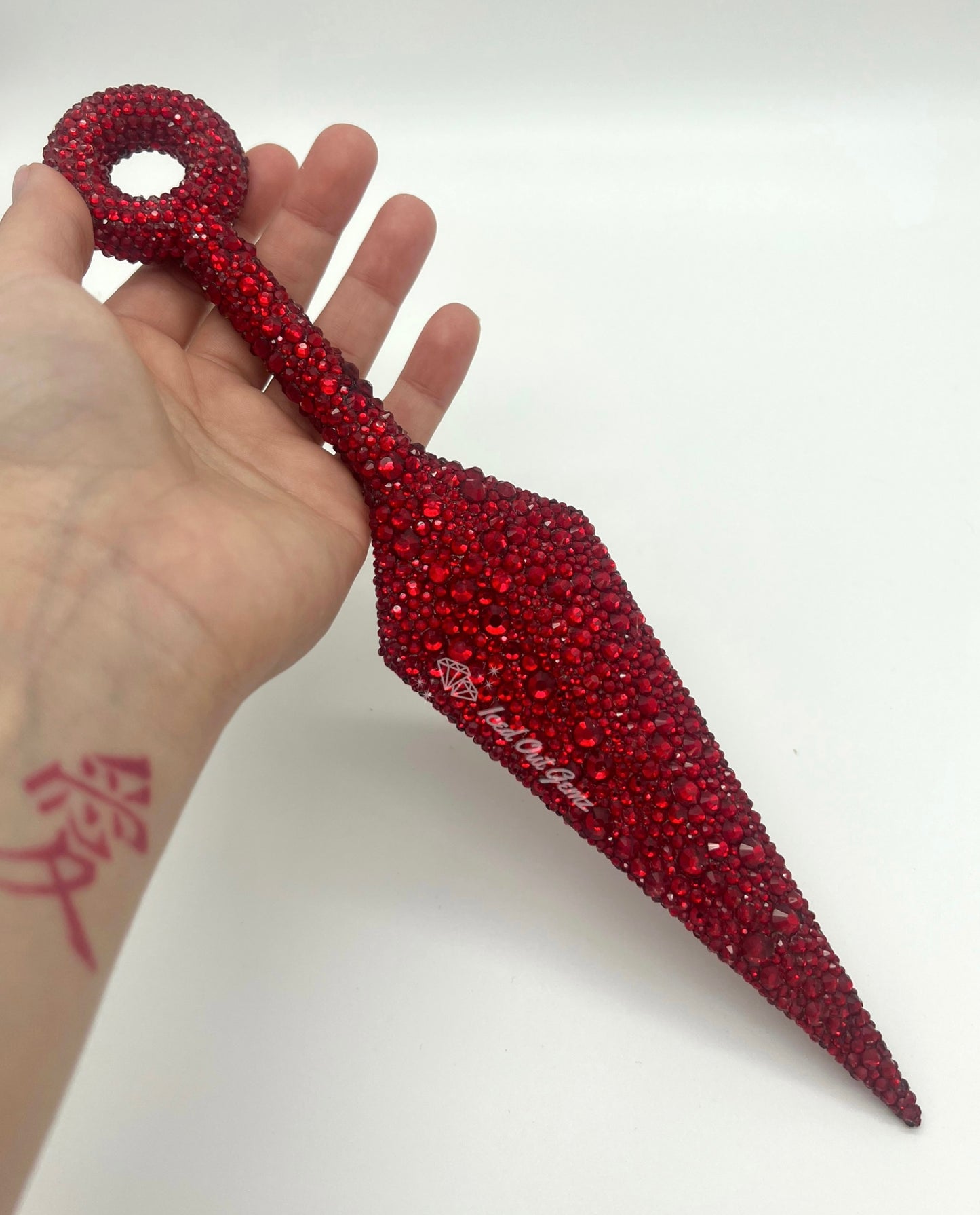 10 Inch Rhinestone Kunai