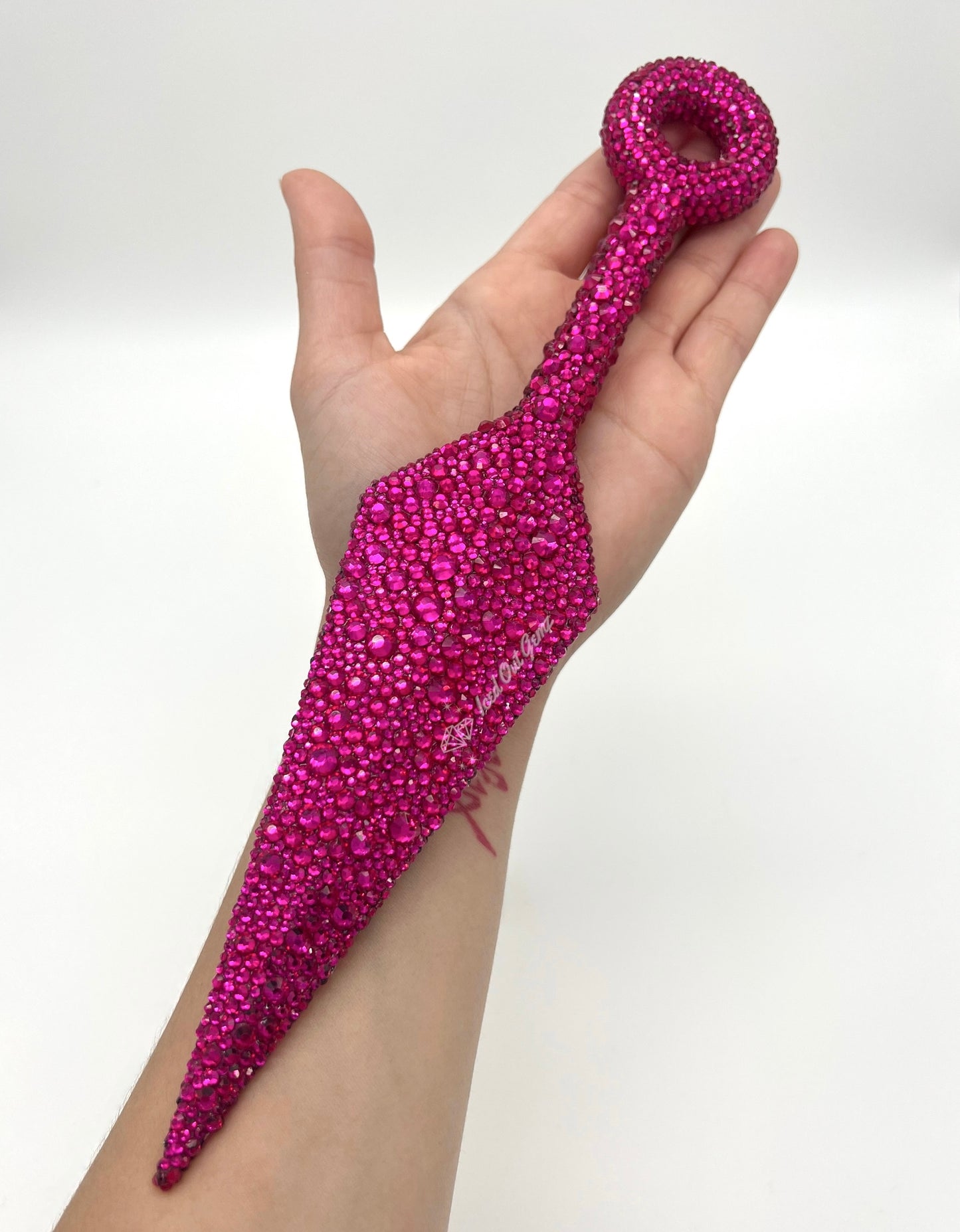 10 Inch Rhinestone Kunai