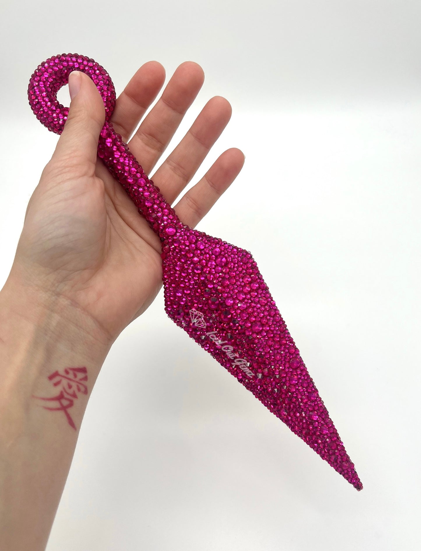 10 Inch Rhinestone Kunai