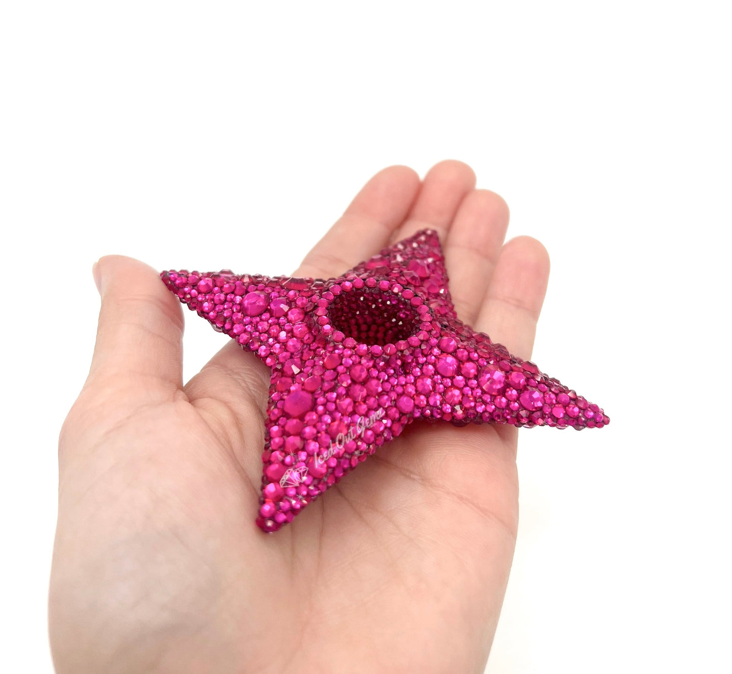 Rhinestone Shuriken 3 Inches
