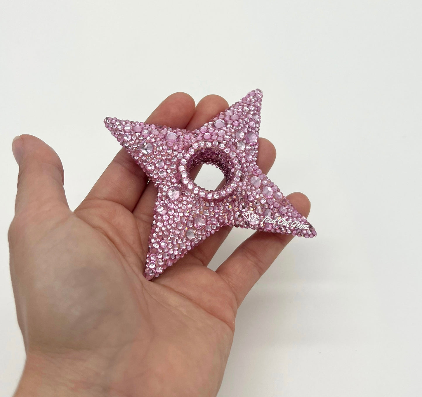 Rhinestone Shuriken 3 Inches