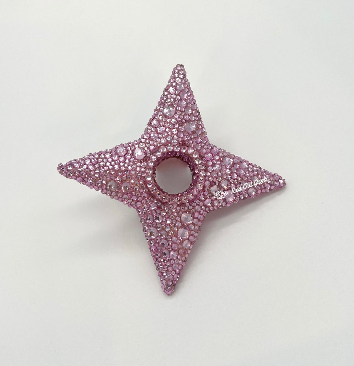 Rhinestone Shuriken 3 Inches