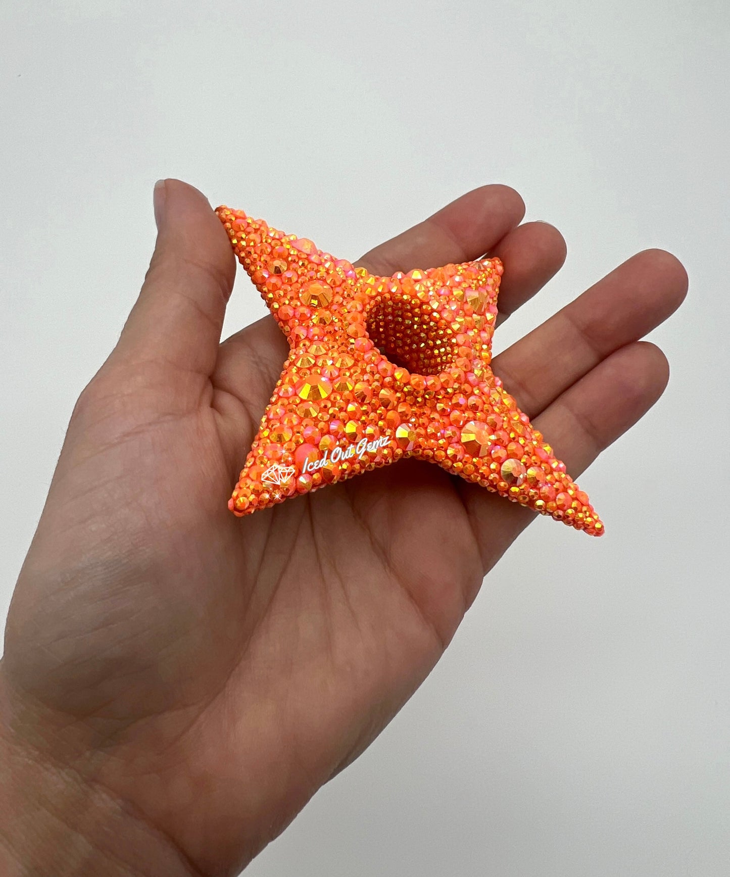 Rhinestone Shuriken 3 Inches