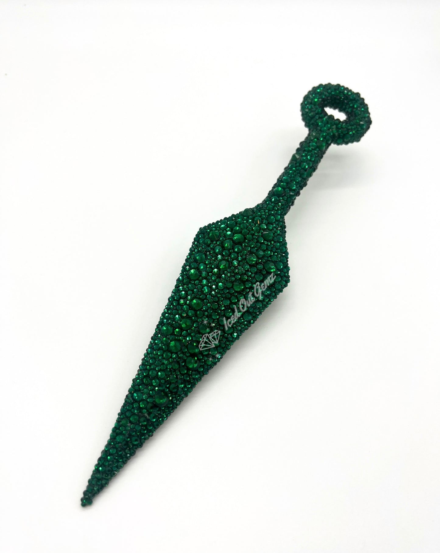 10 Inch Rhinestone Kunai