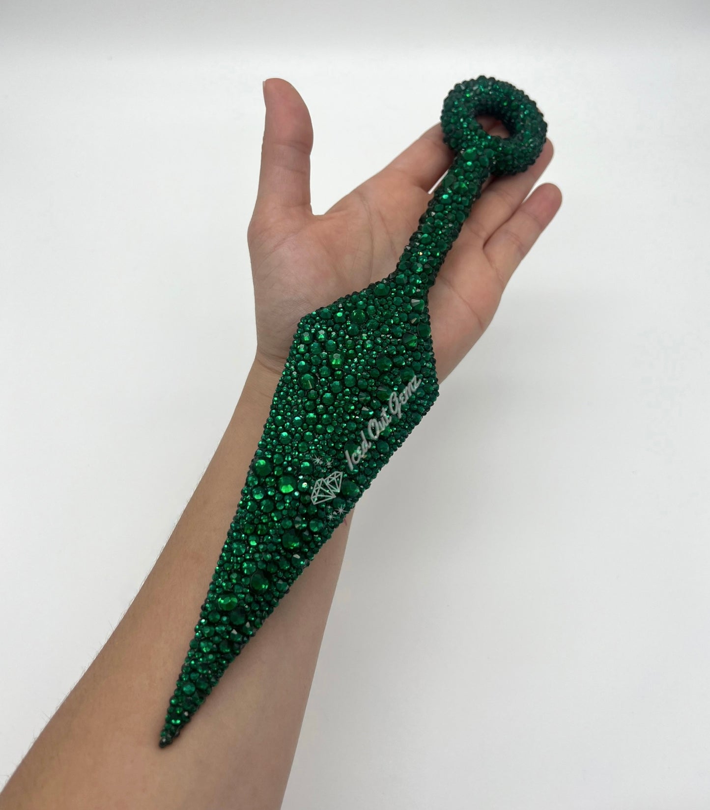 10 Inch Rhinestone Kunai