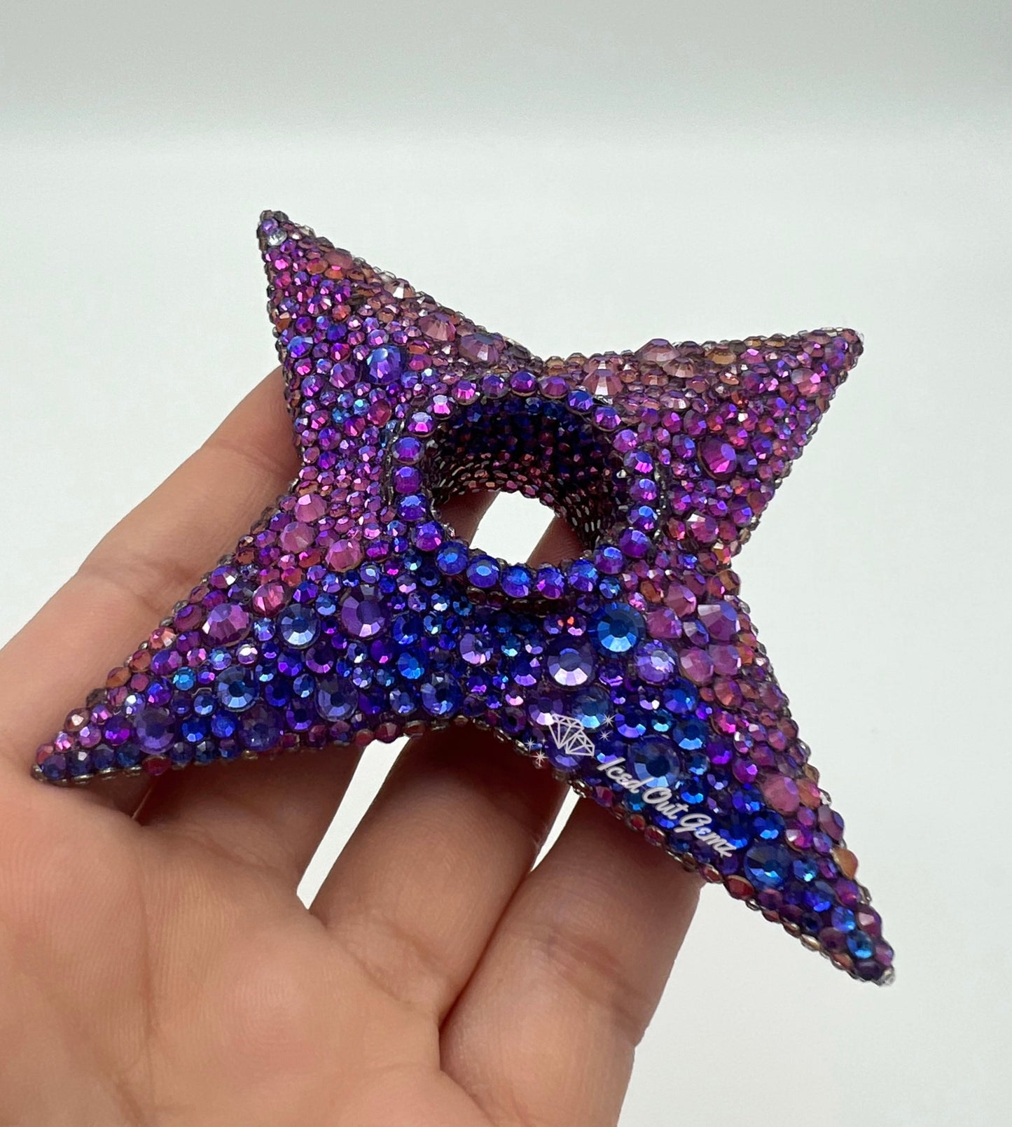 Rhinestone Shuriken 3 Inches