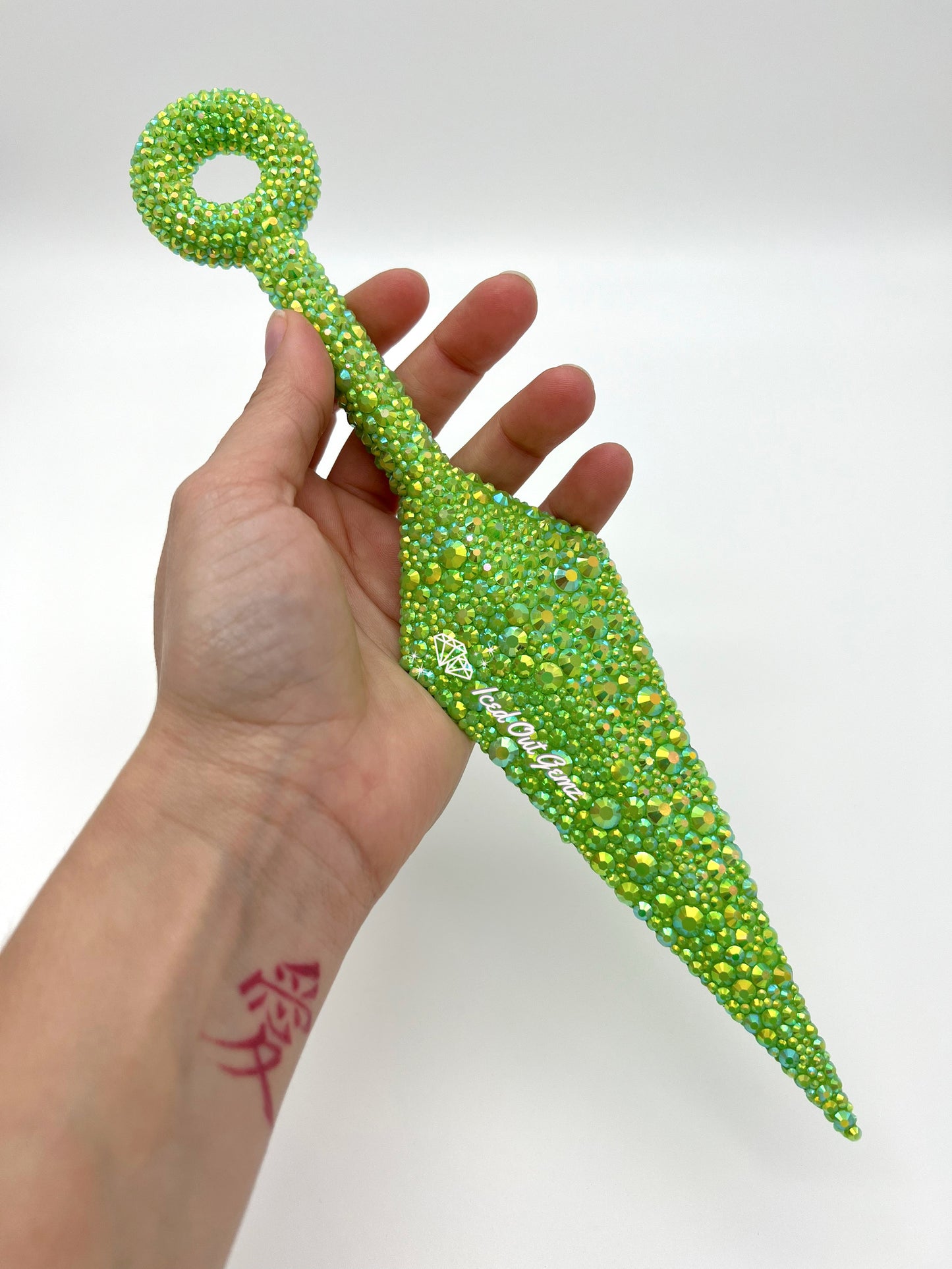 10 Inch Rhinestone Kunai