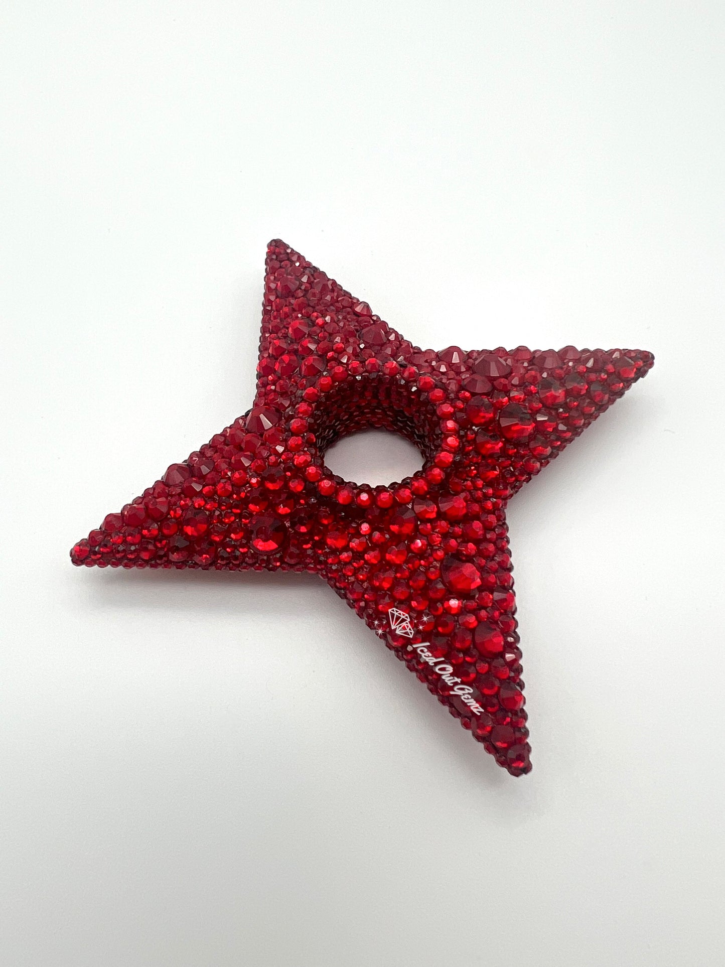 Rhinestone Shuriken 3 Inches