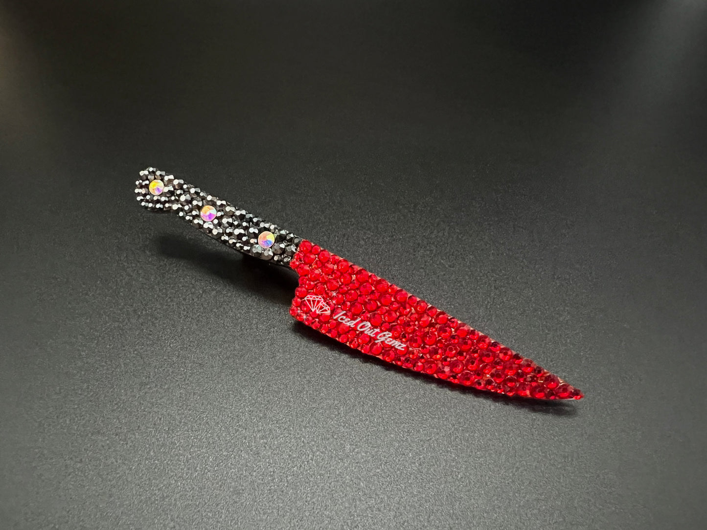 Rhinestone Knife Hair Clip
