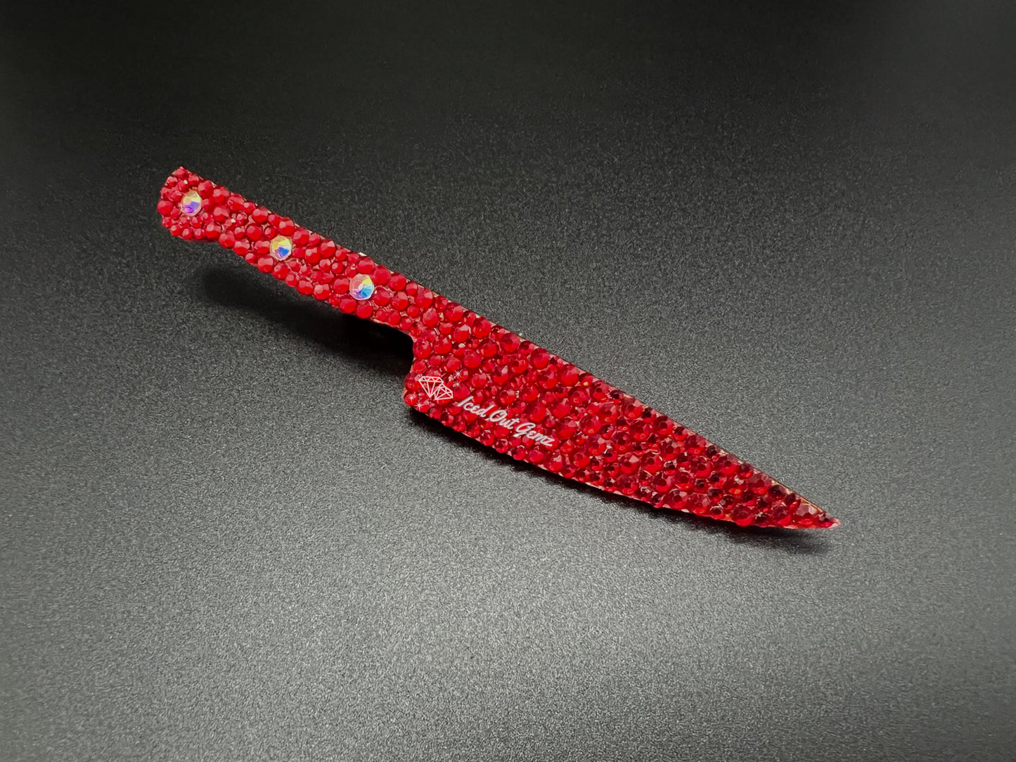 Rhinestone Knife Hair Clip