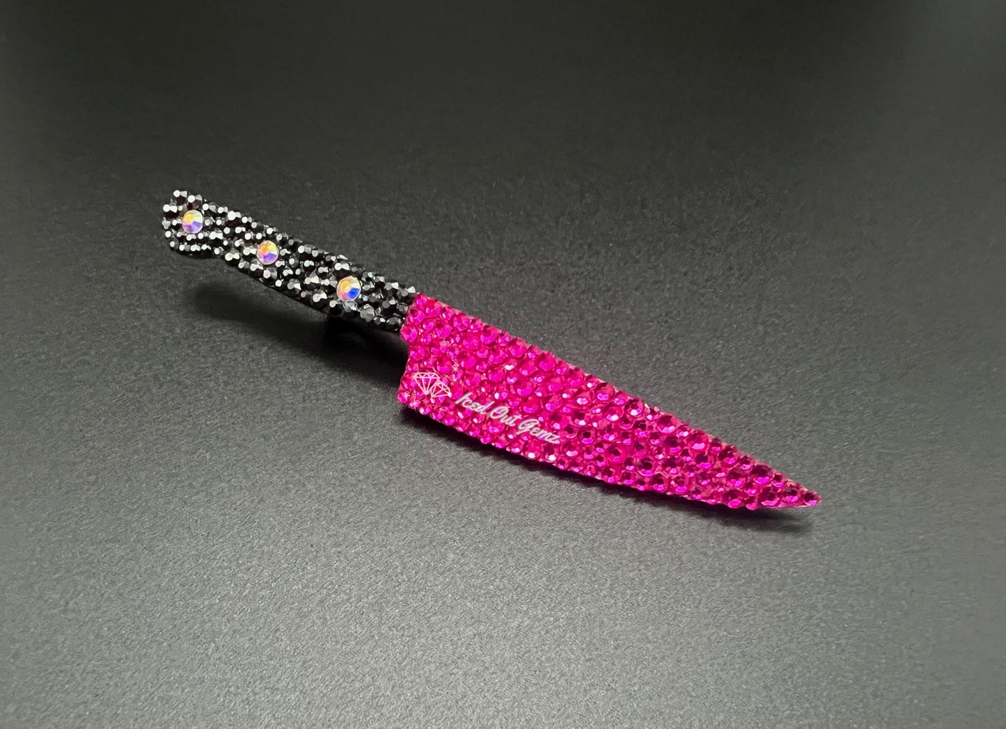 Rhinestone Knife Hair Clip