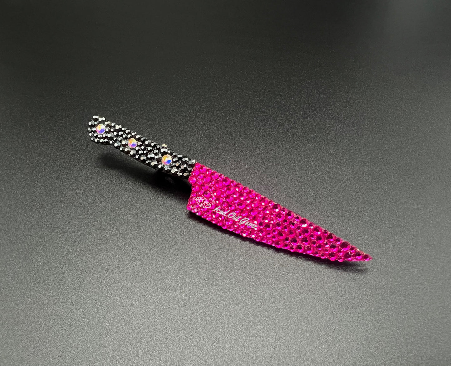 Rhinestone Knife Hair Clip