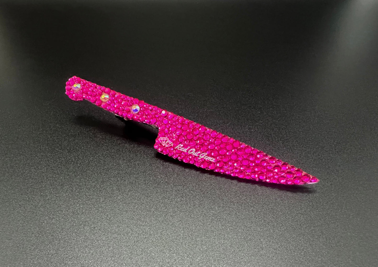 Rhinestone Knife Hair Clip