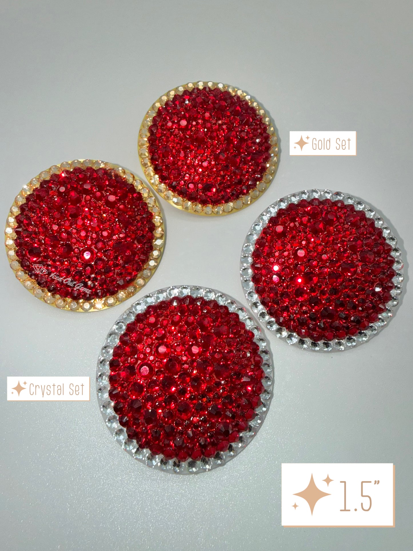 Celestial Moon Hair Clips